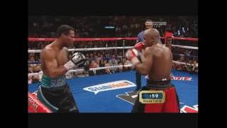 Floyd Mayweather vs Mosley BEST OFFENSIVE MOMENTS