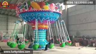 Kids Flying Horses Carousel For Sale-Lurky Rides