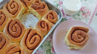 Cinnamon Rolls (pãezinhos de canela)