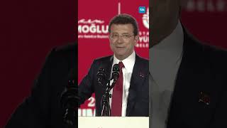 Ekrem İmamoğlu: Türkiye'yi alt liglerden çıkarıp, şampiyonlar ligine taşıyacağız!