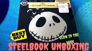 The Nightmare Before Christmas | Steelbook BLU-RAY UNBOXING | Best Buy Exclusive