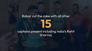 Babar Azam celebrates birthday with Rohit Sharma | INDvs PAK #indvspak #babarazam