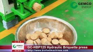 Hydraulic Briquetting Machine - GEMCO Energy Machinery