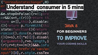 Java | Java 8 | Consumer | Tutorial