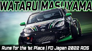 WATARU MASUYAMA Runs for the 1st Place | FD Japan 2022 | Round 5 (OKAYAMA)