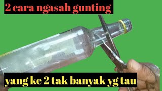 2 cara ngasah gunting yg kedua tajam banget