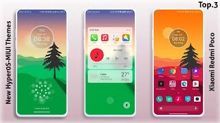 3 New HyperOS-MIUI Themes for Xiaomi,Redmi,Poco | Best HyperOS-MIUI Themes