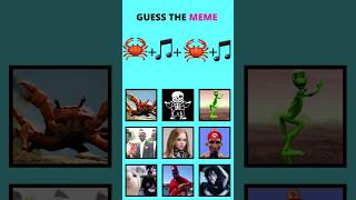 Guess The Meme By Emoji Challenge | Meme Songs 2023 #shorts