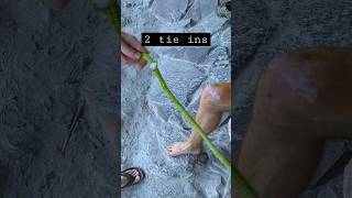 Projecting Woes. Blackdiamond 1x1 sheath climbing rope after 2 tie ins. #rockclimbing