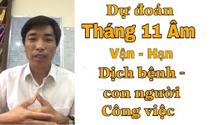 Dự đoán - Tháng 11 âm lịch  - Hạn / Vận khó lường qua - luận giải tử vi - Dịch bệnh - Thành - Bại.