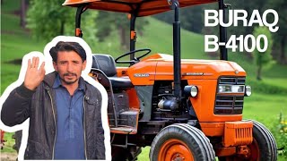 New Company New Tractor 🚜 || Buraq Tractor 4100 || Air Cooler+Turbo || Per Ken Material || Ct Lazer