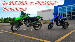 Kawasaki KLX351 vs. Yamaha WR250R/X | Race & Comparison Review