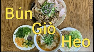 Bún Giò Heo |Năm Dung Vào Bếp| Dung Võ Vàm Cỏ