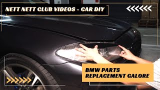 BMW Gas Strut Lift Support Bonnet Replacement, Headlight Eyelids and a Surprise Part!