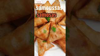 Samoussa à la viande 🥰 #recettefacile #beefsamosa  #shorts