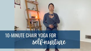 10-Min Chair Yoga for Nurturing Your Upper Back