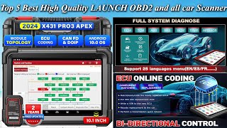 Top 5 Best High Quality LAUNCH OBD2 and all car Scanner | Bigger Car Scanner, 2-Year Free Update