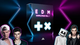 FREE BEST ELECTRONIC DANCE MUSIC SAMPLE PACK | Avicii, Martin Garrix, Hardwell, Skrillex | 2021