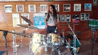 RED HOT CHILI PEPPERS - DANI CALIFORNIA - DRUM COVER by CHIARA COTUGNO