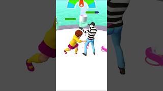 Dumb Thief vs Clever Girl #1 - Girl Run 3D #funny #shorts #gameplay