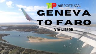 Geneva to Faro Via Lisbon | TAP Portugal Economy | Traveling with my dog