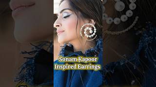 Eid-এ light weight Earrings পরতে চাইলে Sonam Kapoor-এর এই Earrings try করতে পারো😱#shorts #eid2024