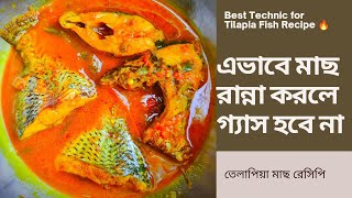 এভাবে মাছ রান্না করলে স্বাদ বাড়ে | Tilapia Fish Curry Recipe | Tilapia Macher Jhal Bengali Recipe