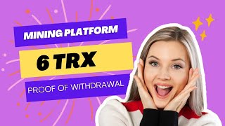 Proof of withdrawal in currency trx