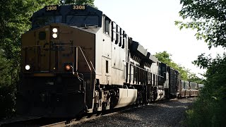 CSX I031 Hotshot Intermodal rounds the Curve