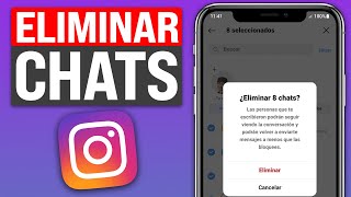 Cómo ELIMINAR todos los CHATS de INSTAGRAM a la VEZ (2024) Borrar Chats