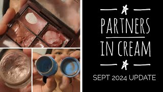 PARTNERS IN CREAM | Sept 2024 update: 3 roll outs! #partnersincream project pan update