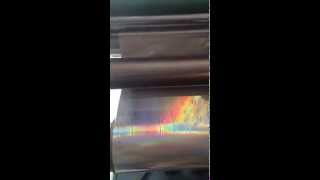 Holographic polyester film 13 micron