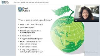 Fleet Forum Webinar: How to write an unforgettable fleet vision