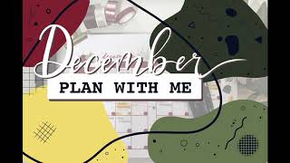 PLAN WITH ME | December 2020 Bullet Journal Setup 新手手账