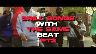 NYC:Drill songs with the same beat(kayflock,yus gz,notti Osama,sha gz,dougie B)+more #tiktok #sub