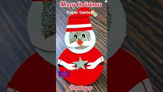 Santa claus | How to make Santa🤶|Paper Santa|Christmas craft idea🎄🎁 #shorts #short #santa #christmas