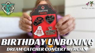 dreamcatcher merch unboxing | (birthday gift unboxing!)