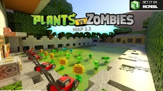 MCPE PVZ MAP 2.2 | Trailer 2021