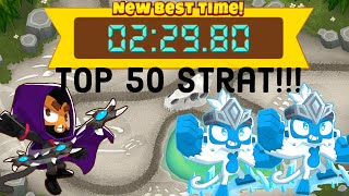 Btd6 Race Hindered Start in 2:29.80 Top 50 Strategy!!!