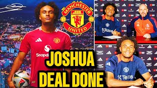 Man Utd announce Joshua Zirkzee signing in first transfer of INEOS era