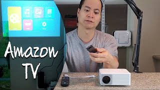 How to setup a Cheap Smart Projector - AKIYO with Amazon Fire TV Stick