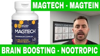 🧠 Natural Stacks Magtech Magnesium Review - Magtein, Glycinate Taurate. Nootropic Brain Boosting