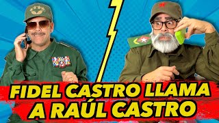 FIDEL CASTRO LLAMA A RAÚL CASTRO (Parodia) (Humor)