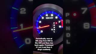 Acura TL rev drops at idle