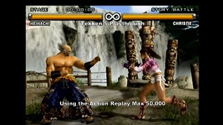 Tekken 5 Playthrough using the Ps2 Action Replay Max 50,000 :D #Playstation #Sony #Ps2 #CheatCodes