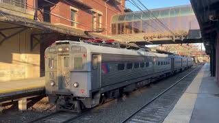 A few NJT Evening Rush trains at Summit, NJ 3/21/24