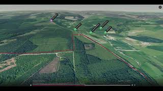 Whisper Dales and High Dales from Broxa, North Yorkshire - 3D fly-through