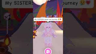 My sisters Adopt me Journey *SAD* 😢💔 #roblox #robloxstory #robloxedit #adoptme #robloxshorts