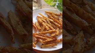 Thale wali fries #shorts #crispyfries #fries #potatosnacks