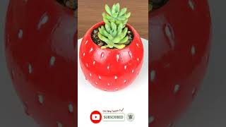 Great ideas with cement - Make a flower vase with balloons - How to grow succulent plants # SHORT